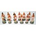 Subbuteo Andrew Table Soccer Olympiacos Custom made 100 anniversary team only 12 figures no bases no box